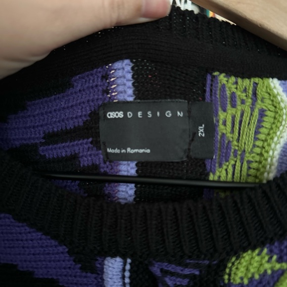ASOS Colorful Patterned Sweater - Picture 2 of 3